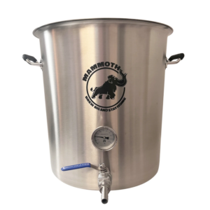 Cuve de brassage 38L (10 gal) avec valve et thermomètre – Mammoth Brewing